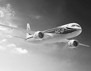 На разработку самолета МС-21 представлены госгарантии на 400 млн долларов