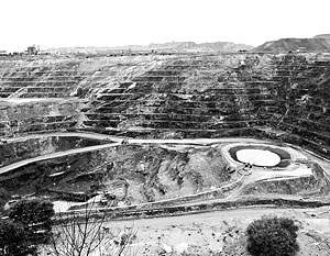 Открытый урановый рудник Рейнджер в Австралии