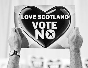 СМИ объявили победу противников независимости Шотландии от Британии