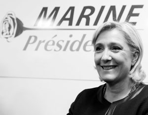Шансы Марин Ле Пен на победу на президентских выборах растут, шансы Франсуа Фийона снижаются