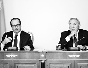Встреча лидеров Казахстана и Франции в Астане была нужна больше Назарбаеву, чем Олланду