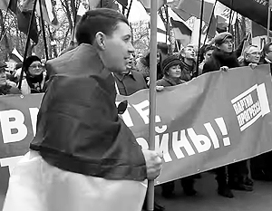 «Партия прогресса» активно участвовала в шествиях под украинскими флагами