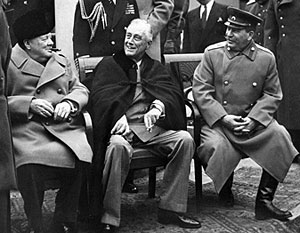 В феврале 1945-го в Ялту к Сталину приехали два руководителя англосаксонского мира