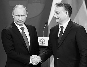 Вопреки санкциям ЕС Владимир Путин и премьер-министр Венгрии Виктор Орбан укрепляют экономическую дружбу