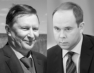 Сергей Иванов лично рекомендовал Владимиру Путину назначить вместо себя Антона Вайно (справа)