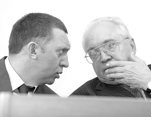 Олег Дерипаска и Виктор Садовничий
