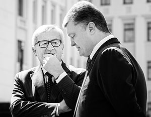 Главе Еврокомиссии Юнкеру нечем порадовать президента Порошенко