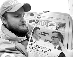 Ни один из кандидатов в польские президенты не набрал необходимого минимума голосов для своей победы