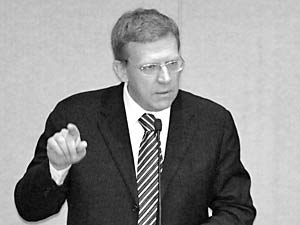 Глава Минфина Алексей Кудрин на планерном заседании Госдумы