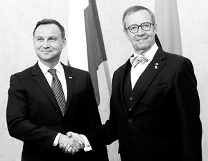 Анджей Дуда и Тоомас Ильвес призывают НАТО усилить влияние в Восточной и Центральной Европе