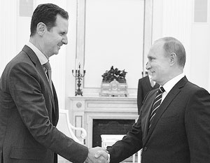 Путин и Асад не виделись с 2006 года