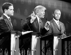 Накануне в США состоялся третий раунд теледебатов республиканцев 