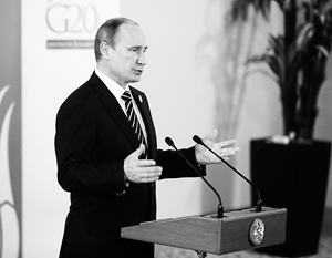 Владимир Путин сообщил, что никаких проблем в отношениях с лидерами G20 у него не было, хотя небольшая напряженность чувствовалась