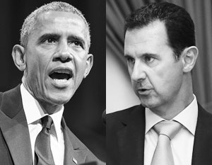 Барак Обама и Башар Асад по-разному смотрят не только на ситуацию в Сирии, но и на действия России