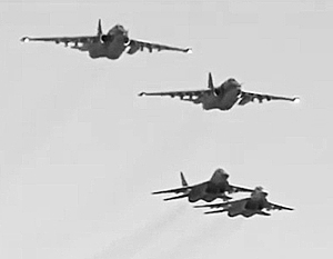 Совместный боевой вылет сирийских истребителей МиГ-29 и российских штурмовиков Су-25 далеко не первый случай совместных боевых действий