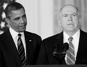 Президент США Барак Обама и директор ЦРУ Джон Бреннан