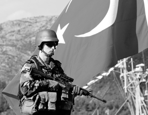 Визит на турецкую базу проходил в обстановке повышенной секретности