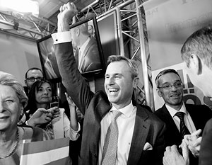 Норберт Хофер выиграл первый тур президентских выборов