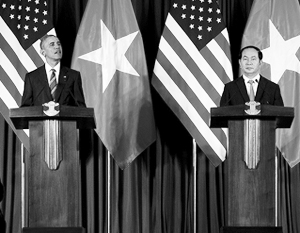 Американский и вьетнамский лидеры сделали очередной шаг к нормализации двусторонних отношений