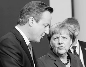 Британский премьер Дэвид Кэмерон был одним из тех, кто в рамках ЕС поддерживал жесткую линию Ангелы Меркель в отношении России