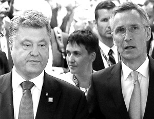 Петр Порошенко взял с собой в Варшаву Надежду Савченко, но их присутствие на саммите было слабо ощутимо