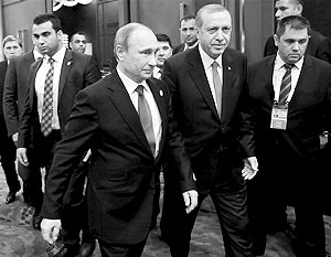 В Анталье 16 ноября прошлого года состоялась последняя встреча Путина и Эрдогана