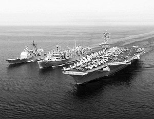В среду в Персидский залив вошли сразу 9 кораблей ВМС США, включая 2 авианосца