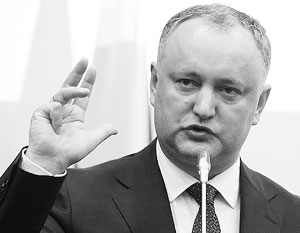 Президент Молдавии готов расплатиться по многомиллардным долгам с Газпромом