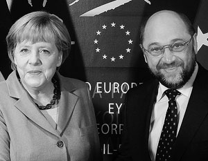 Складывается впечатление, что Шульц идет на выборы, чтобы во всем соглашаться с Меркель