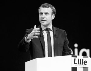 Макрона можно назвать самым странным кандидатом на пост президента Франции