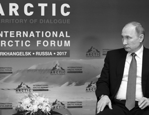 На Арктическом форуме Путина много спрашивали об отношениях с США