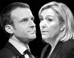 Выбор между «никаким» Макроном и «радикальной» Ле Пен представляется французам крайне сложным  