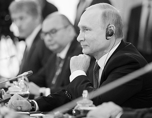 В рамках ПМЭФ Путин провел встречу с руководителями зарубежных информационных агентств