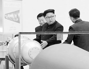 Лидер КНДР Ким Чен Ын с гордостью заявляет, что все компоненты испытанной боеголовки на 100% произведены в Северной Корее