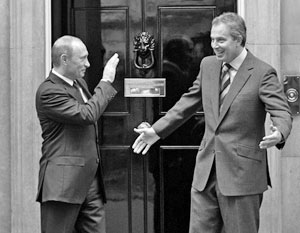 Встреча Владимира Путина и Тони Блэра