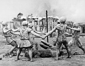 Одним из символов Сталинградской битвы стал фонтан «Бармалей»