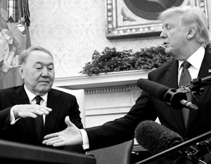 Назарбаев, общавшийся со всеми президентами США после распада СССР, пока присматривается к новому американскому лидеру, отмечают эксперты