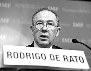Родриго де Рато покидает МВФ