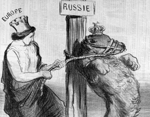 Пример классической британской антироссийской карикатуры