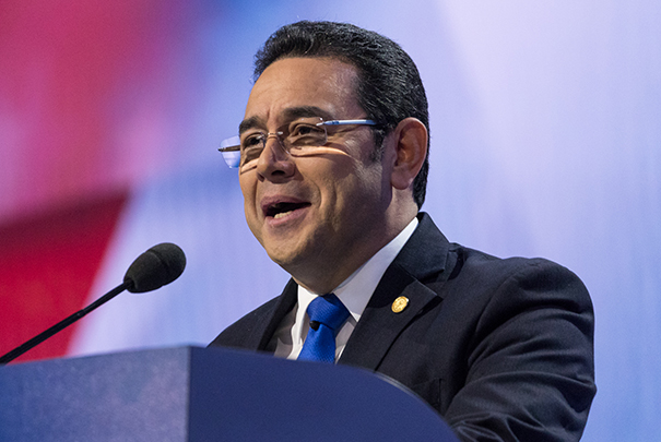 Президент Гватемалы Джимми Моралес