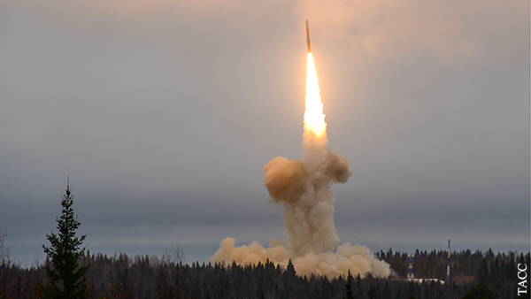 Учебно-боевой пуск баллистической ракеты «Тополь-М» проведен с Плесецка