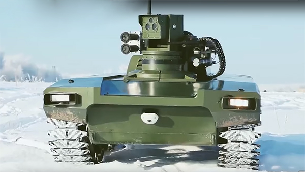 Российский боевой робот «Маркер» впервые показан публике