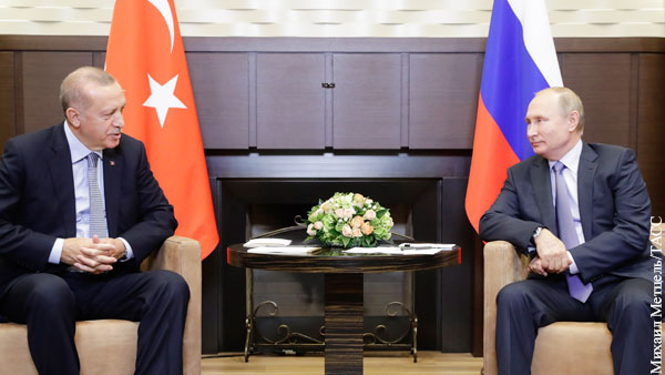 Путин на встрече с Эрдоганом дал оценку ситуации в Сирии