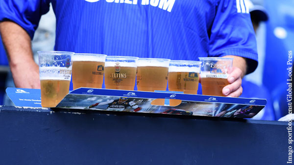 Власти поддержали продажу пива на стадионах