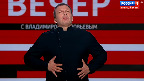 Соловьев высмеял украинского «дебила-министра»