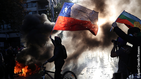 Госдеп обвинил Россию в разжигании массовых беспорядков в Чили