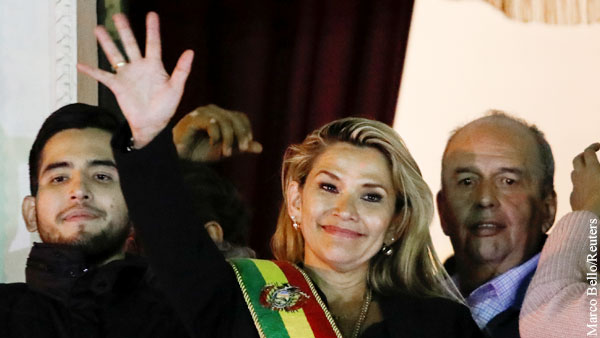 США признали сенатора Аньес президентом Боливии
