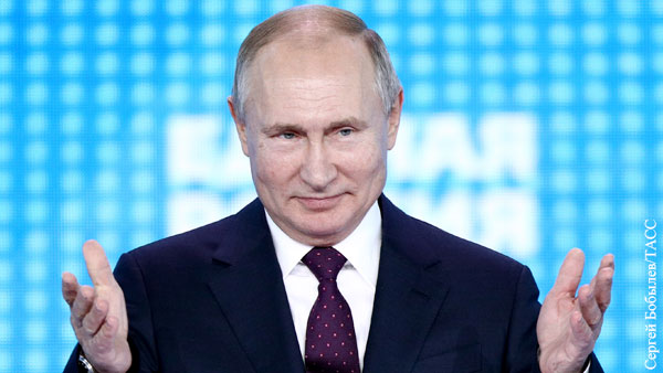Путин назвал объединяющие россиян ценности