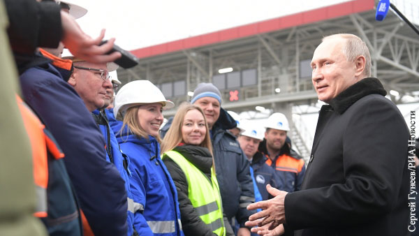 Путин дал название новой автотрассе Москва – Петербург