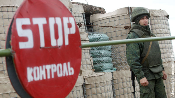На Западе констатировали появление реальной границы в Донбассе